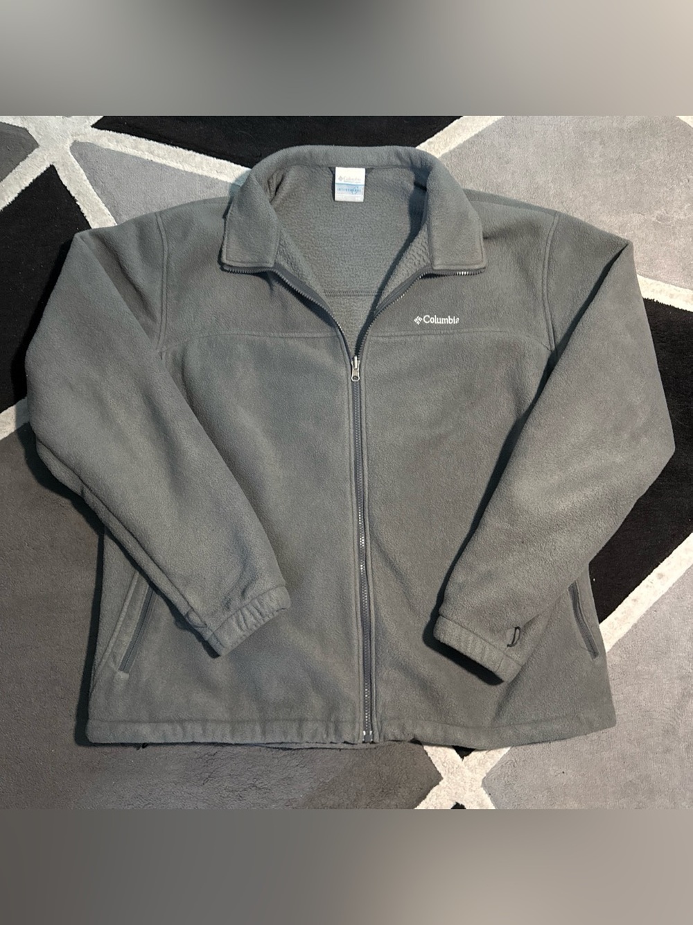 Columbia grey fleece jacket